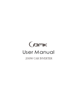 BMK BLUEMICKEYBMK 200W Car Power Inverter DC 12V to 110V AC Car Inverter 4 USB Ports Charger Adapter Car Plug Converter