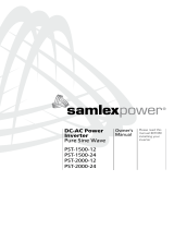 Samlex America PST200S12A User manual
