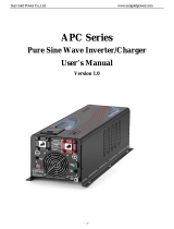 SUNGOLDPOWER 3000W Peak 9000W Pure Sine Wave Power Inverter DC 24V AC 120V User manual