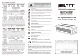 BELTTT3000W Pure Sine Wave Power Inverter 12V DC to 110 V AC