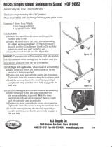 K&L Supply MC35 Single Sided Swingarm Stand 37-9683 User manual