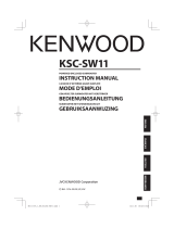 Kenwood Electronics KSC-SW11 User guide