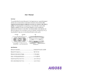 Aigoss B07PJ74L5J Portable Multifunction Bluetooth in Car SpeakerPhone User manual
