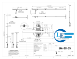 Larson Electronics30 Foot Telescoping Light Mast - 17-30' Fold Over Light Tower - 360° Rotating Boom - High Mast Light