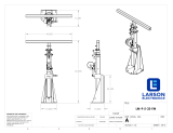 Larson Electronics 3-Stage Fixed Mount Light Mast - Extends up to 9' - Mount LED HID Halogen Metal Halide Fixtures User guide