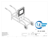 Larson ElectronicsExplosion Proof LED Tank Light - 17 500 Lumens LED - Wheelbarrow Cart - 100' Cord - Class 1 Div 1 &