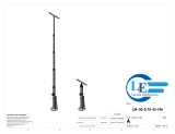 Larson Electronics30' Five Stage Fixed Mount Telescoping Light Mast - Extends to 30 Feet - Collapses to 8.75 Feet