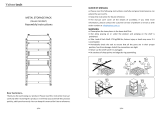 Topeakmart Heavy Duty Shelving 5-Shelf Shelving Unit 71in Height,4 Packs Installation guide