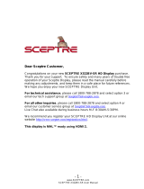 Sceptre 002006US1 User manual
