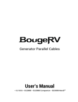 BougeRV Generator Parallel Cables for Honda EU2200i EU 2200IC Companion EU1000i EU3000 Handi EU3000is,Accessories Replacement for Honda 08E93-HPK123HI User manual