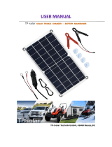 TP-solar 10 Watt 12 Volt Solar Panel Car Battery Charger 10W 12V Portable Solar Trickle Battery Maintainer User manual