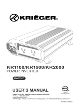 K KRIËGER KR1100 User manual