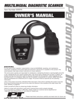Performance Tool W2976 User manual
