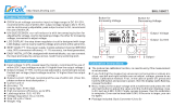 DROK 9V Voltage Regulator, DC Buck Converter 5V-23V 12V to 0.01-18V 5V Power Supply Step Down Transformer Module, 3A LCD Volt Stabilizer Circuit Board User manual