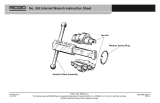 RIDGID 31405 User manual