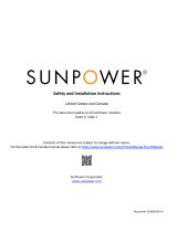 SunPower 50 Watt Flexible Monocrystalline High Efficiency Solar Panel User guide