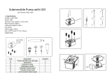 Decdeal 10W 160GPH Submersible Water Pump Fountain User manual