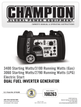 Champion Power Equipment 100263 User manual