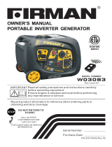 Firman W03083 User manual