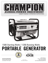 Champion Power Equipment 42436 User manual