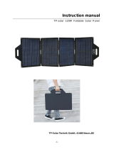 TP-solar120 Watt Foldable Solar Panel Battery Charger Kit for Portable Generator Power Station Cell Phones Laptop 12V Car Boat RV Trailer Battery Charge (Dual 5V USB & 19V DC Output)