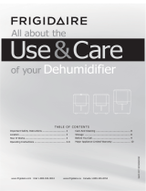 Frigidaire Dehumidifier User manual