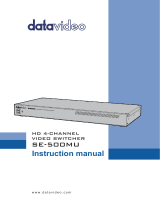 DataVideo SE-500MU User manual