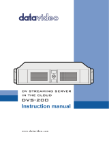 DataVideo DVS-200 User manual