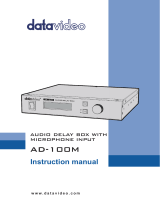 DataVideo AD-100M User manual
