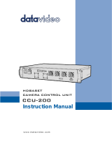 DataVideo CCU-200 User manual