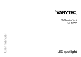 Varytec LED Theater Spot 100 3000K wh User manual