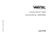 Varytec Event Par IP65 4in1 14x8W WDMX User manual