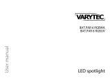 Varytec BAT.PAR 6 RGBUV User manual