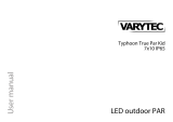 Varytec Typhoon True Par Kid 7x10 IP65 User manual