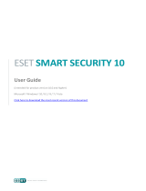 ESET SMART SECURITY User guide