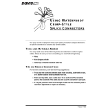 Davis Instruments Crimp-Type Splice Connector Operating instructions
