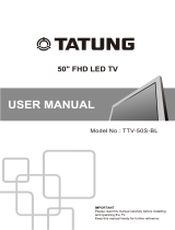 Tatung TTV-50S-BL User manual