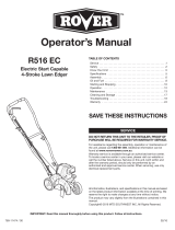 Rover Lawn Edger Owner's manual