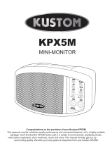 Kustom KPX5M User manual