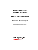 Hauppauge WinTV-HVR-850 User manual