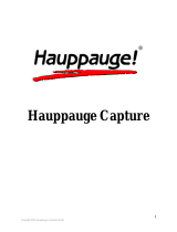 Hauppauge CAPTURE User manual