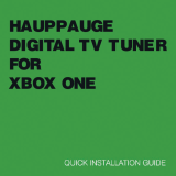 Hauppauge Xbox One TV tuner Quick setup guide