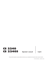 Jonsered CS2240 User manual