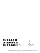 Jonsered CS 2245 User manual