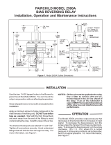 Fairchild High Flow Reversing Relay User manual