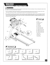 Infiniti MA500 Treadmill User manual