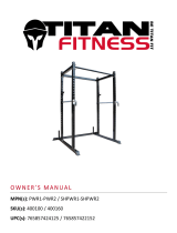 Titan Fitness T-2 Power Rack & Incline Bench Combo User manual
