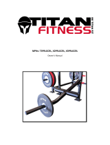Titan Fitness X-2 Mounted Standing Single Leg Curl Attachment User manual