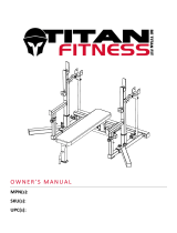 Titan Fitness Competition Bench and Squat Rack Combo User manual