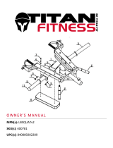 Titan Fitness Linebacker Squat Landmine Attachment v2 User manual